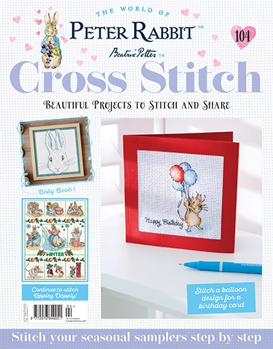 Peter Rabbit Cross Stitch Issue 104