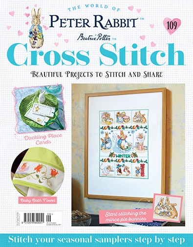 Peter Rabbit Cross Stitch Issue 109