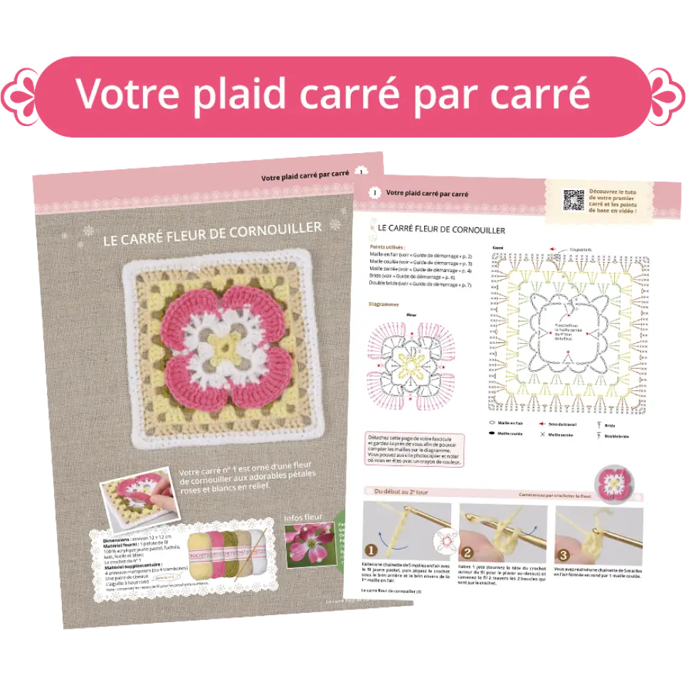 Votre plaid carré par carré